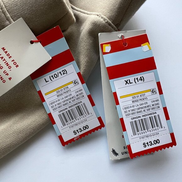 Cat & Jack Girls Khaki Skort w/ Built-In Shorts L, XL & Navy Polo Shirt 8 - 3pk - Picture 13 of 13